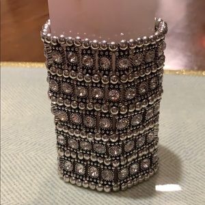 Rhinestone cuff